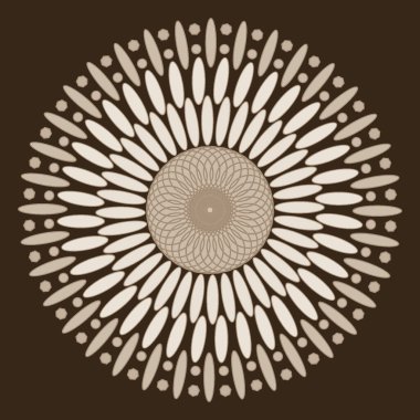 Çok amaçlı kullanım için renkli dairesel tasarım soyut resim