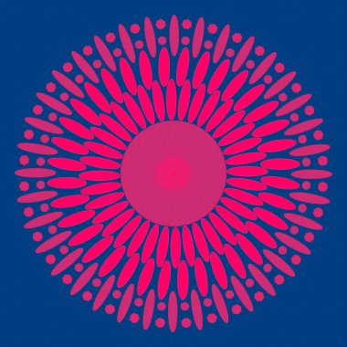 Çok amaçlı kullanım için renkli dairesel tasarım soyut resim