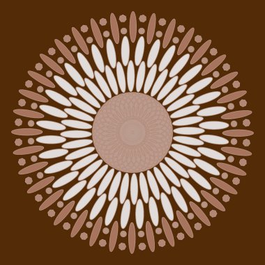 Çok amaçlı kullanım için renkli dairesel tasarım soyut resim