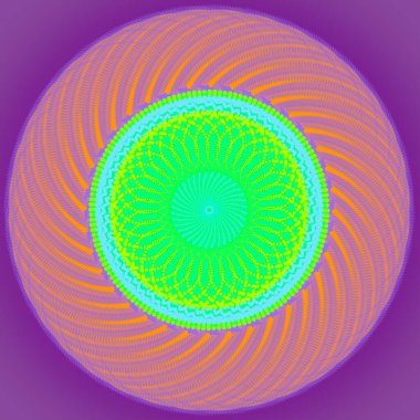 Çok amaçlı kullanım için renkli dairesel tasarım soyut resimler