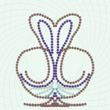 çok amaçlı kullanım için renkli soyut noktalar tasarım resmi