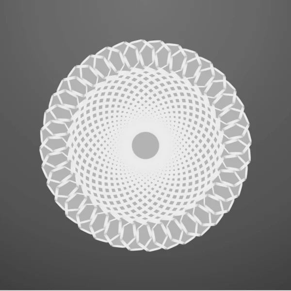 Desenhos Circulares Abstratos Ilustração Imagem Para Uso Multiúso — Fotografia de Stock