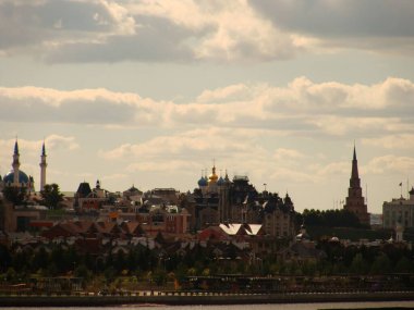 Kazan şehrinin panoraması