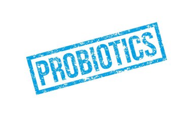 Probiyotik. Yazdırıyorum. Çıkartma. Yazdırıyorum. Dikdörtgen grunge vintage probiyotik işareti