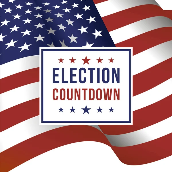 2020 Spojené Státy Americké Presidential Election Design Vector Eps10 — Stockový vektor
