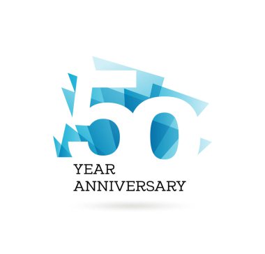 Şirketin 50. yıl dönümü etiketi