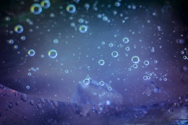 kabarcık makro arkaplan soyutlaması su altı teması