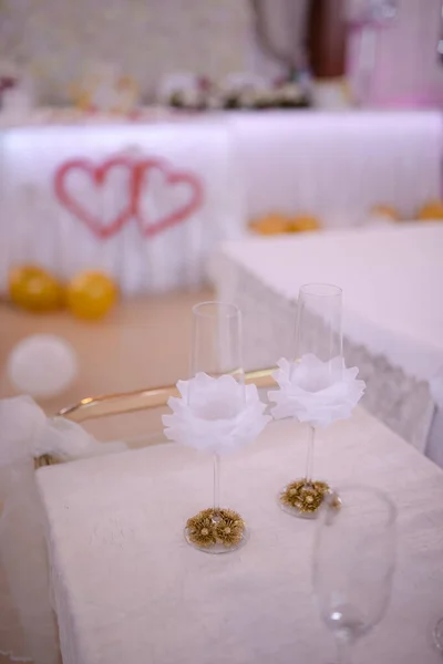 Decoraciones Boda Interior Del Hotel — Foto de Stock