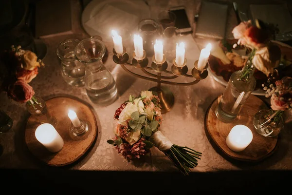 Wedding Decorations Interior Hotel — Stock Photo, Image