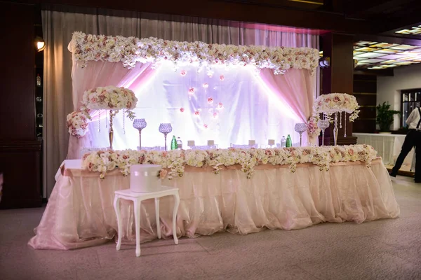 Wedding Decorations Interior Hotel — Stock Photo, Image