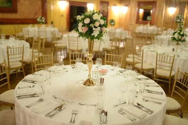 Decoraciones Boda Interior Del Hotel — Foto de Stock