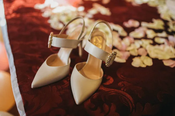 Весільне Взуття Особливий День — стокове фото