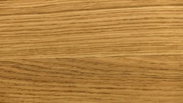 Detailní horní pohled textury dřeva pro pozadí nebo umělecká díla. — Stock video