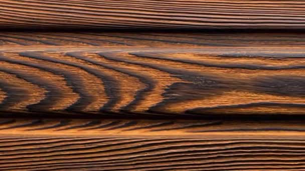 Textura de madera vintage con nudos. Vista superior de primer plano. Imágenes de alta calidad 4k — Vídeos de Stock