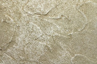 Duvarın alçı kaplama dokusu. Arka plan için yakın plan dekoratif sıva boyası.