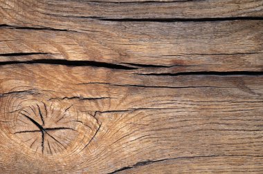 Eski ahşap yüzeyin soyut arkaplanı. Sanat eserleri için üst görünümü kapat.