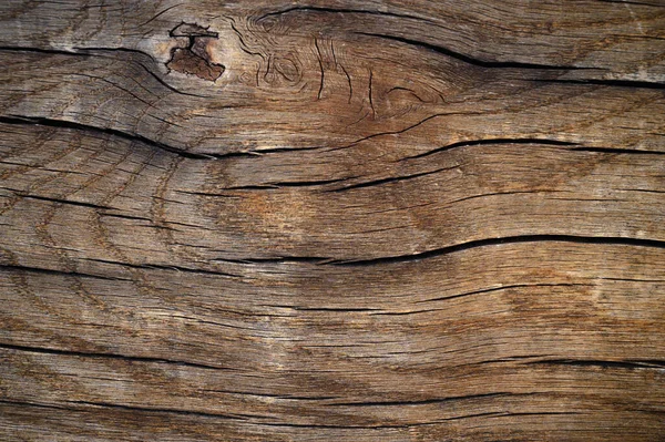 Eski ahşap yüzeyin soyut arkaplanı. Sanat eserleri için üst görünümü kapat.