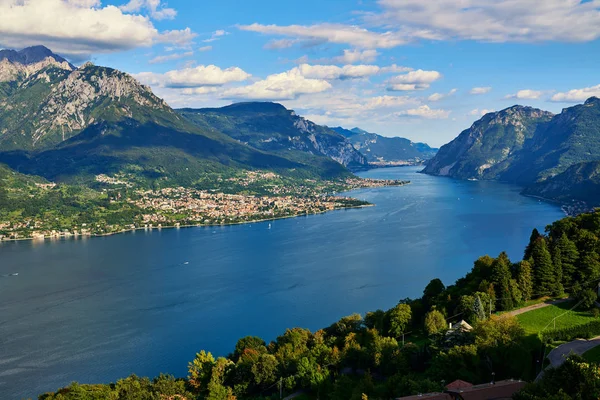 Wunderschöne Landschaft Des Comer Sees Sommer Von Civenna Aus Fotografiert — Stockfoto