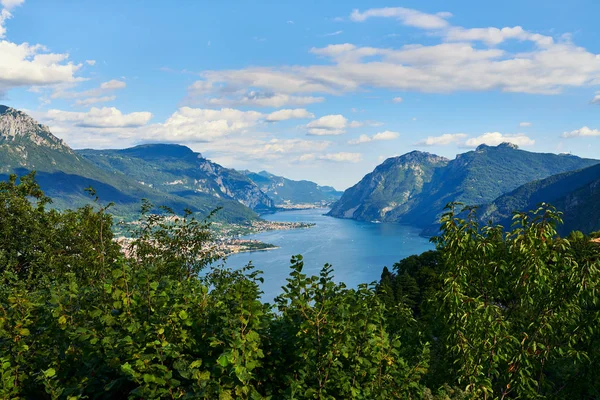 Vackra Landskapet Lake Como Fotograferad Från Civenna Sommar — Stockfoto