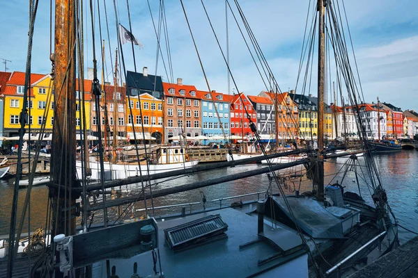 Copenhague, Dinamarca, 24-08-2018, Nyhavn . — Foto de Stock