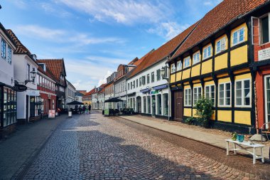 Ribe, Danimarka, 8-26-2018 Açıklayıcı yazı