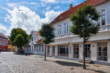 Ribe, Danimarka, 8-26-2018 Açıklayıcı yazı