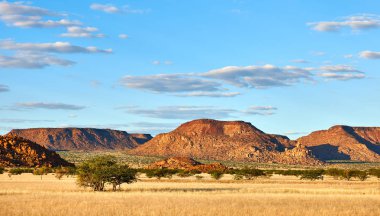 Damaraland, Namibya'da güzel manzara.