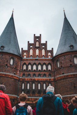 Luebeck Holstentor Almanya Holstein