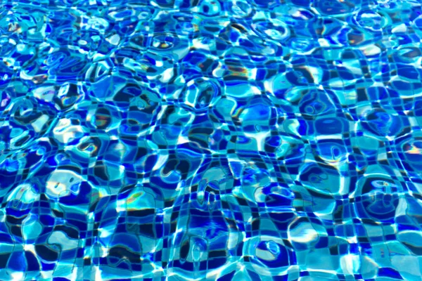 Ripple Flow Waves Swimming Pool Bottom Background — Stock Photo, Image