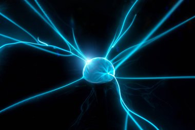 Plazma topu elektrik plazma eğitim merkezinin görüntüsü