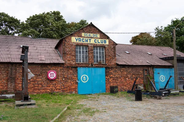 Lillo Bélgica Agosto 2019 Scaldis Yacht Club Pequena Aldeia Lillo — Fotografia de Stock