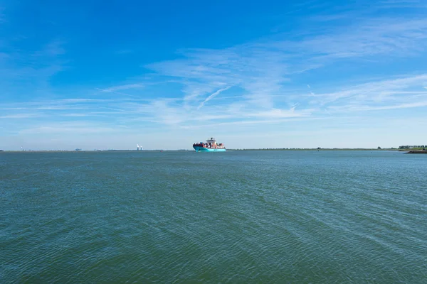Walsoorden Niederlande September 2019 Das Frachtschiff Seago Line Befährt Die — Stockfoto