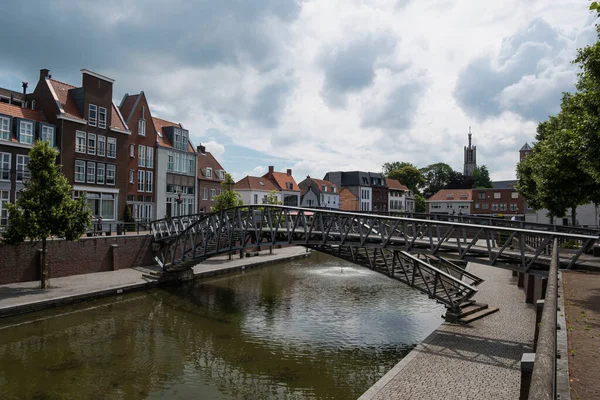 Hulst Países Bajos Junio 2020 Paisaje Urbano Histórica Ciudad Fortificada —  Fotos de Stock