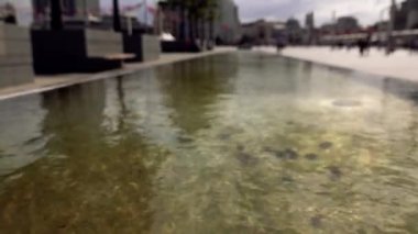 Şehir meydanında yürüyen insanlar. Taksim Gezi Parkı 'nda gündüz vakti yürüyen insanların listesi.