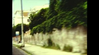 1971 Napoli İtalya Via Manzoni Yolu 2