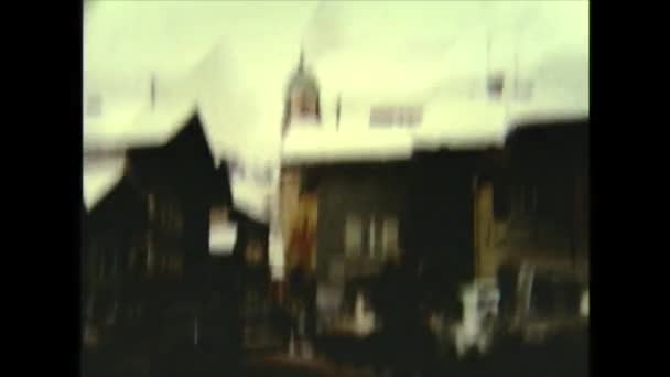 1971 Innsburg Αυστρία Road Winter2 — Αρχείο Βίντεο