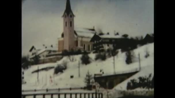 1971 Innsburg Austria Road Winter2 — Vídeos de Stock