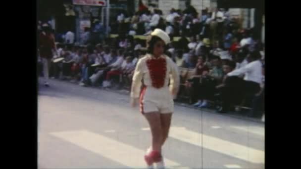 1963 Abd San Antonio Temmuz Geçit Töreni — Stok video