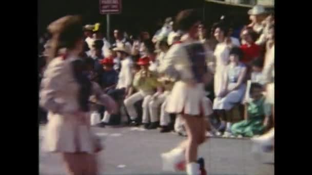 1963 Texas San Antonio Parade Juli — Stockvideo