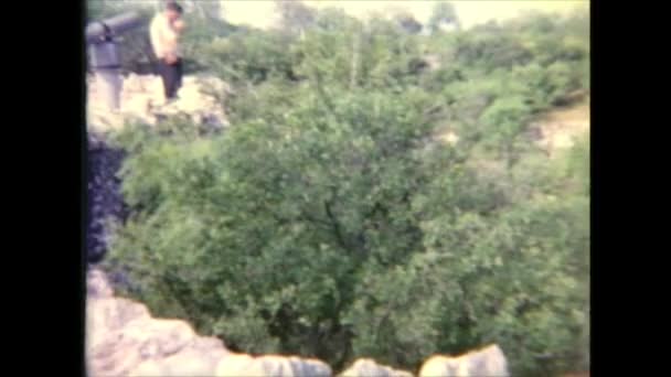 1963 Texas San Antonio Brackenridge Park — Stockvideo
