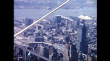 1963 ABD New York Gökdelenden Görünümü
