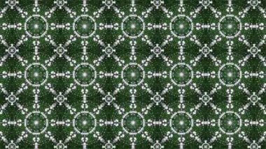 Kaleydoskopik VJ Döngü / Hareket Arkaplanı. Su damlaları dans ediyor. Medyum döngüsü.