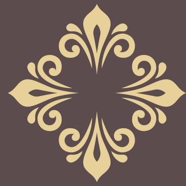 Klasik Biçimli Zarif Vektör Süslemesi