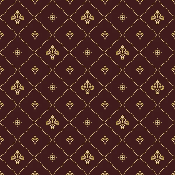 Royal Lily ile sorunsuz vektör desen