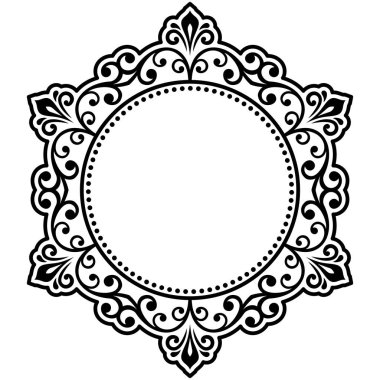 Klasik Biçimli Zarif Vektör Süslemesi