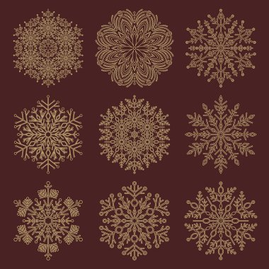 Vektör Kar Taneleri Kümesi