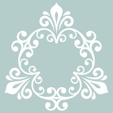 Klasik Biçimli Zarif Vektör Süslemesi