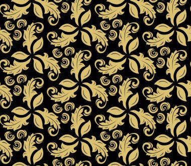 Çiçeksiz Kusursuz Vektör Deseni