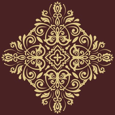 Doğulu Soyut Vektör Deseni