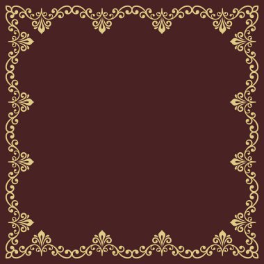 Çiçek Vektörü İnce Çerçeve